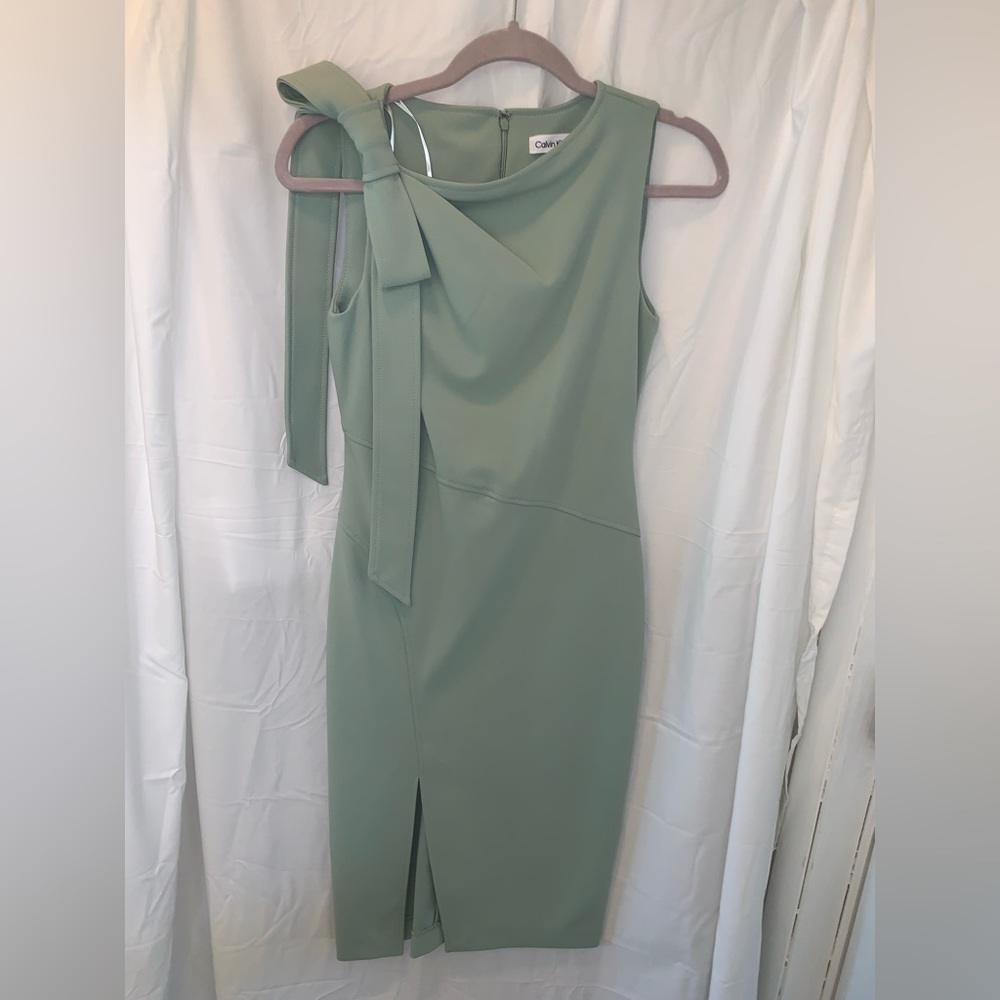 Calvin Klein, mint green dress, size 2